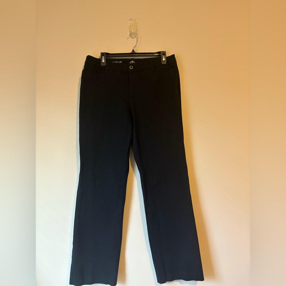 St. John’s Bay Classic Women’s Black Straight-Leg Pants